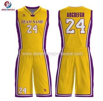 Màu sắc thăng hoa Coolmax Bóng rổ Jersey